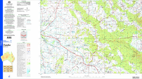 Tambo SG55-02 Topographic Map 1:250k