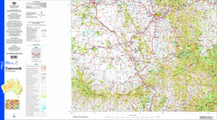 Tamworth SH56-13 Topographic Map 1:250k
