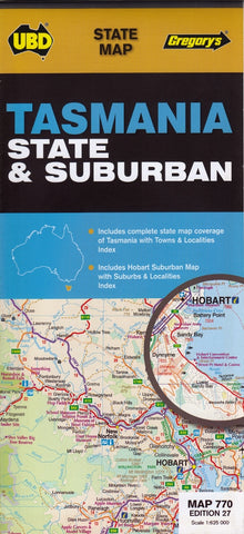 Maps of Tasmania - TAS Maps, Map Shop, Fast Free Shipping - Mapworld