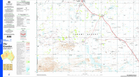 The Granites SF52-03 Topographic Map 1:250k