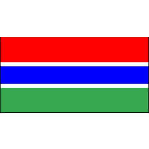 The Gambia Flag 1800 x 900mm