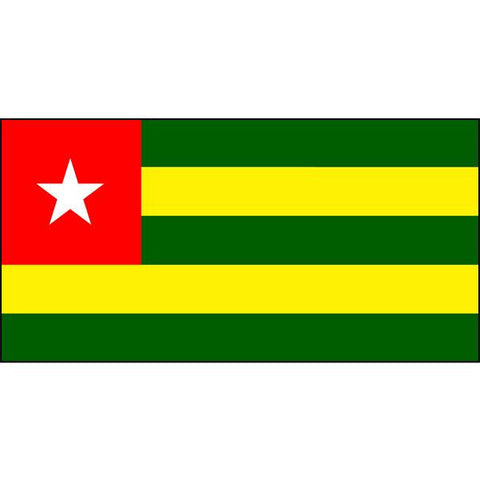 Togo Flag 1800 x 900mm