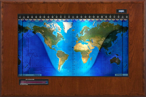 The Boardroom Geochron Topographical - Cherry Veneer