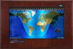 The Boardroom Geochron Topographical - Mahogany Veneer