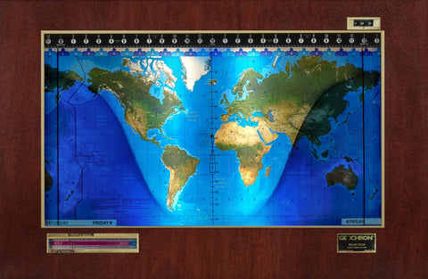 Original Kilburg Geochron Topographical - Mahogany Veneer
