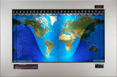 Original Kilburg Geochron Topographical - Brushed Stainless Steel