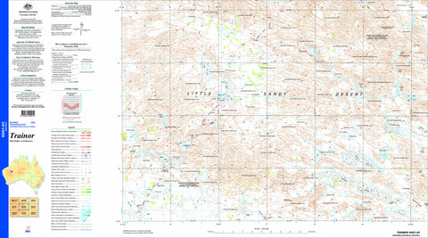 Trainor SG51-02 Topographic Map 1:250k