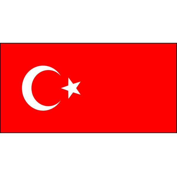 Turkey Flag 1800 x 900mm