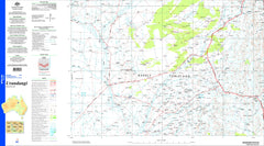 Urandangi SF54-05 Topographic Map 1:250k