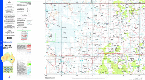 Urisino SH54-08 Topographic Map 1:250k