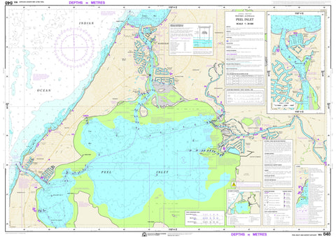 848 - Peel Inlet and Harvey Estuary DPI Chart
