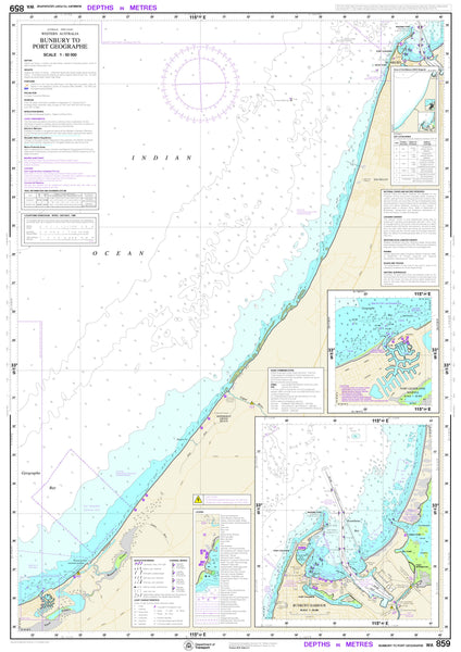 859 - Bunbury to Port Geographe DPI Chart