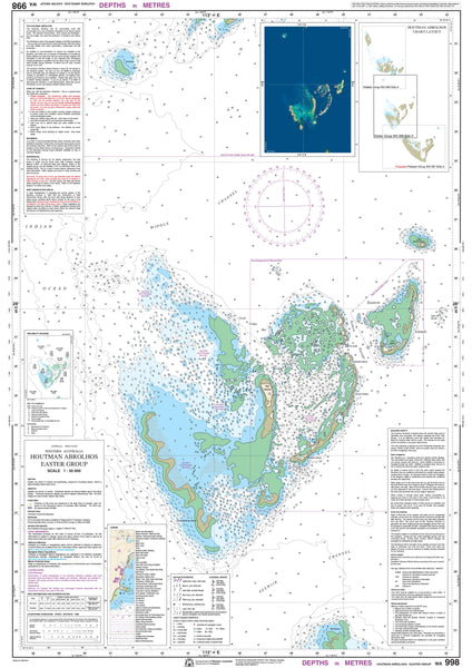 998 - Houtman Abrolhos - Easter Group DPI Chart