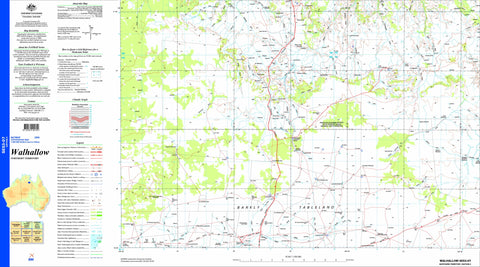 Walhallow SE53-07 Topographic Map 1:250k