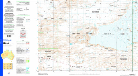 Webb SF52-10 Topographic Map 1:250k