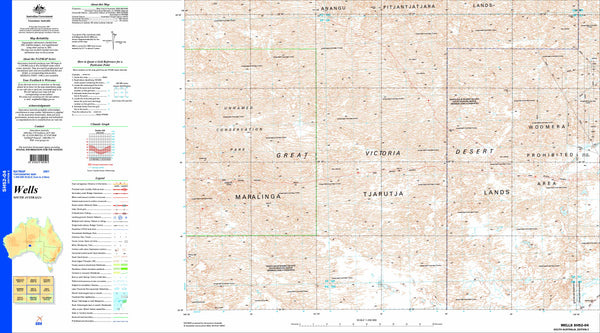 Wells SH52-04 Topographic Map 1:250k