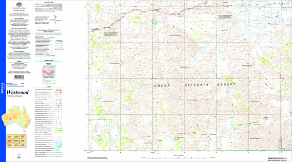 Westwood SG51-16 Topographic Map 1:250k