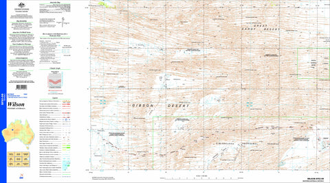 Wilson SF52-09 Topographic Map 1:250k