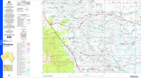 Wintinna SG53-14 Topographic Map 1:250k
