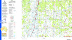 Wyandra SG55-14 Topographic Map 1:250k