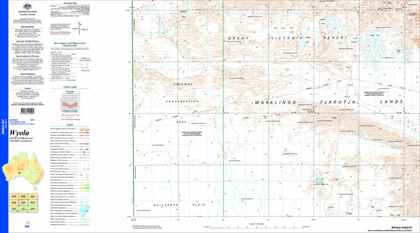 Wyola SH52-07 Topographic Map 1:250k