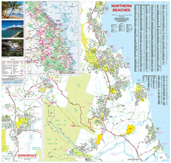 Cairns and Region Hema 730 x 700mm Laminated Wall Map