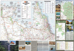 Savannah Way Cairns to Broome Hema 745 x 700 mm Laminated Wall Map