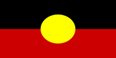 Aboriginal Flag (fully sewn) 2280 x 1140mm