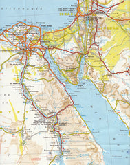 Africa North East & Arabia Michelin Map 745