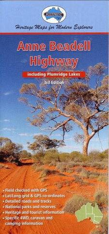 Anne Beadell Highway Westprint Map
