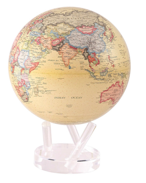 MOVA Globe Antique Political Map - 8.5"