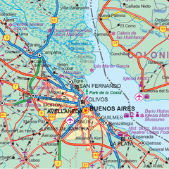 Argentina North & Uruguay ITMB Map