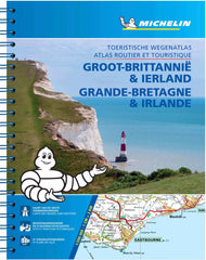 Great Britain & Ireland Road Atlas Michelin Spiral Bound