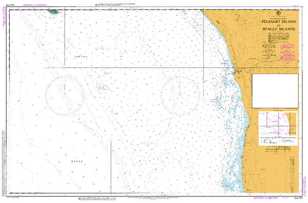 AUS 752 - Pelsaert Island to Beagle Islands Nautical Chart