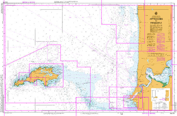 AUS 112 - Approaches to Fremantle Nautical Chart