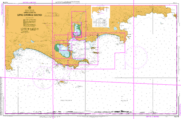 AUS 118 - Approaches to King George Sound Nautical Chart
