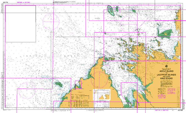 AUS 323 - Adele Island to Lacepede Islands including King Sound Nautical Chart