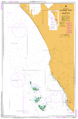 AUS 332 - Pepper Point to Geraldton Nautical Chart