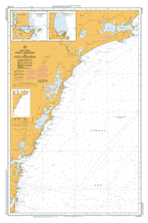 AUS 809 - Port Jackson to Port Stephens Nautical Chart