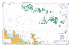 AUS 825 - Whitsunday Island to Bowen Nautical Chart