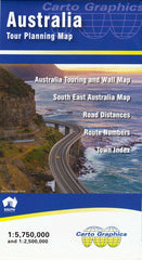 South East Australia & Australia Folded Map Cartographics