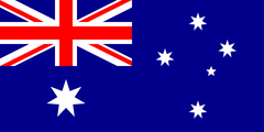 Australian National Flag with long furling rope (fully sewn) 1800 x 900mm