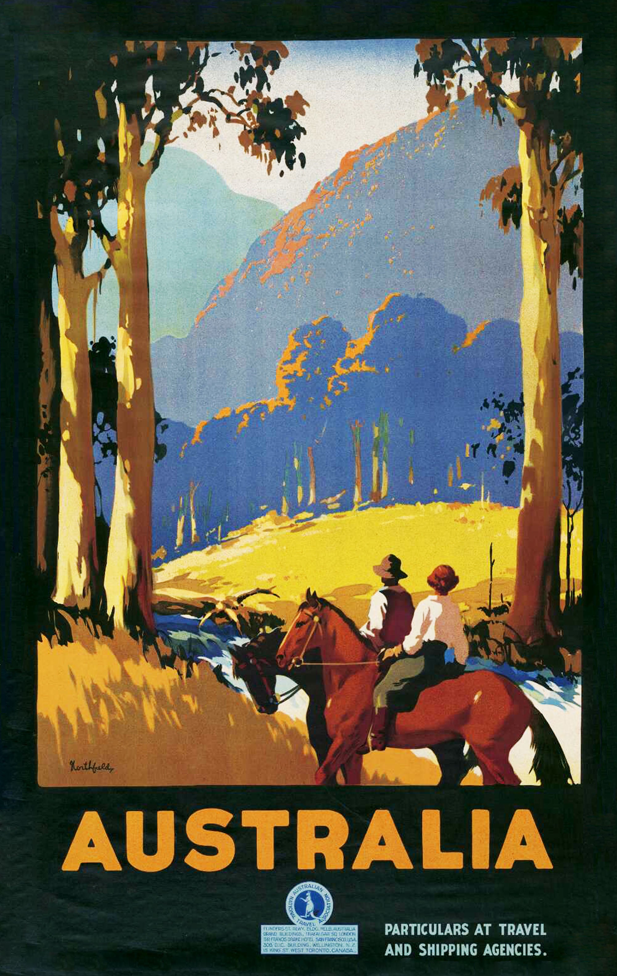 Buy TRAVEL POSTER - Australian Bush - Mapworld