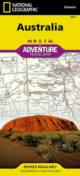 Australia National Geographic Folded Map