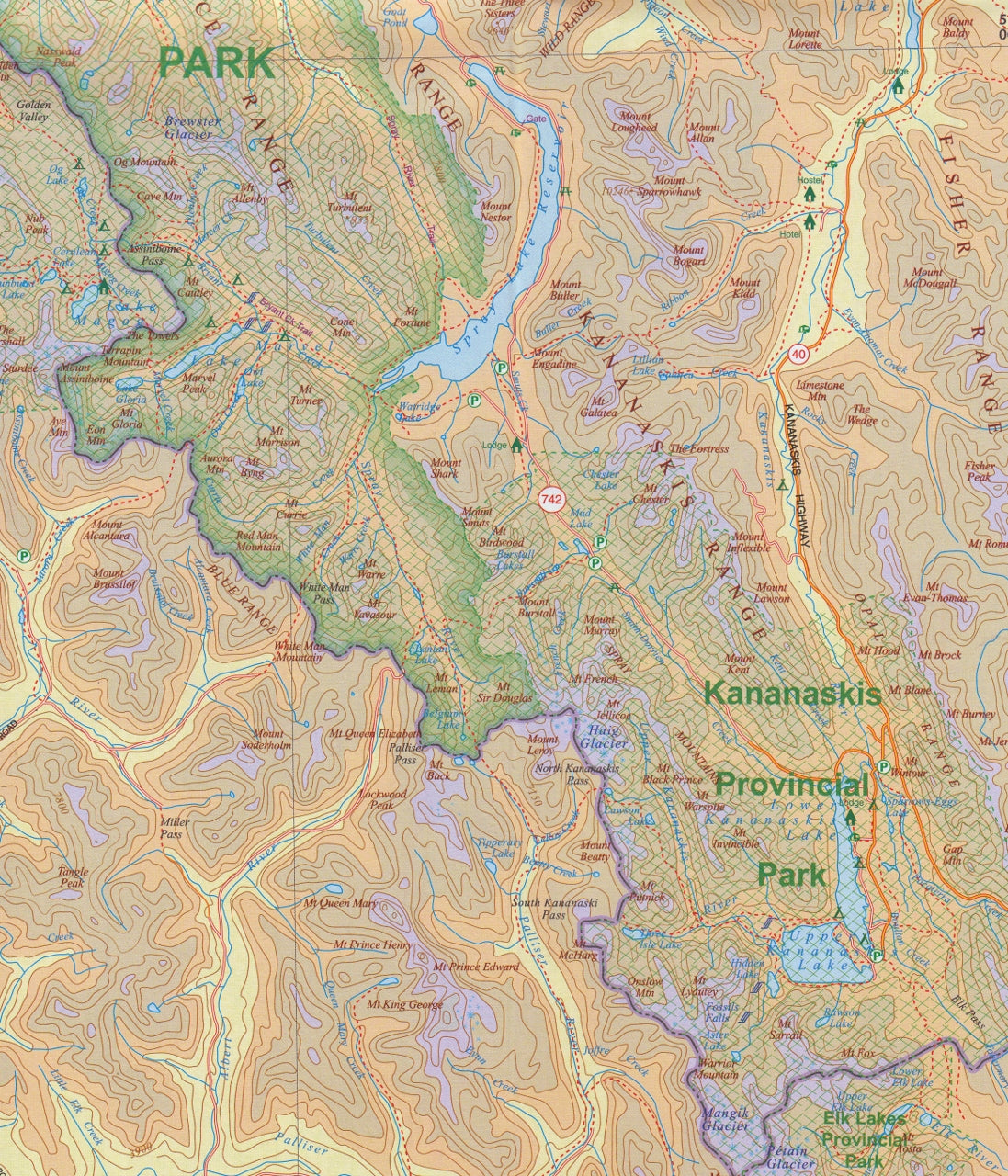 Banff Map.pdf Banff national park attractions map 60 photos - Morilly.com