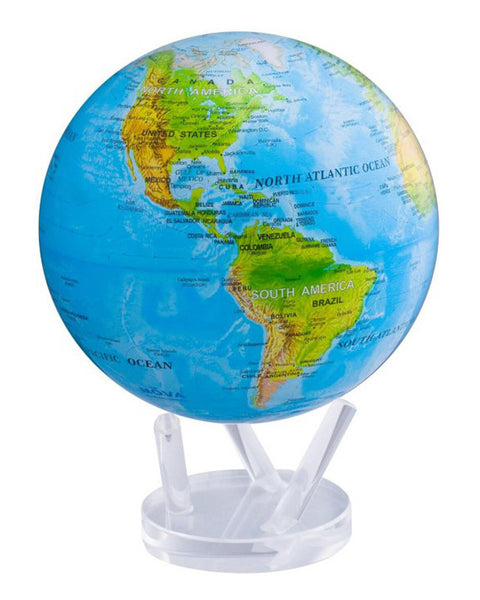MOVA Globe Blue Ocean Relief Map - 8.5"