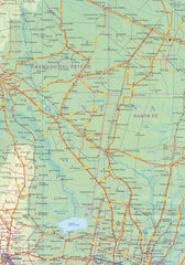Buenos Aires & Argentina North East ITMB Map