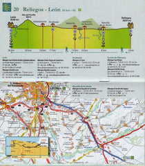 Way of St James Spain - Camino de Santiago Map Book Michelin 160