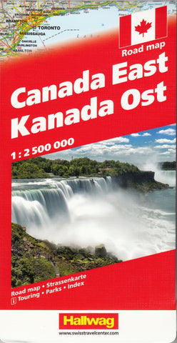 Canada East Hallwag Map