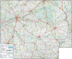 France Central France 518 Michelin Map